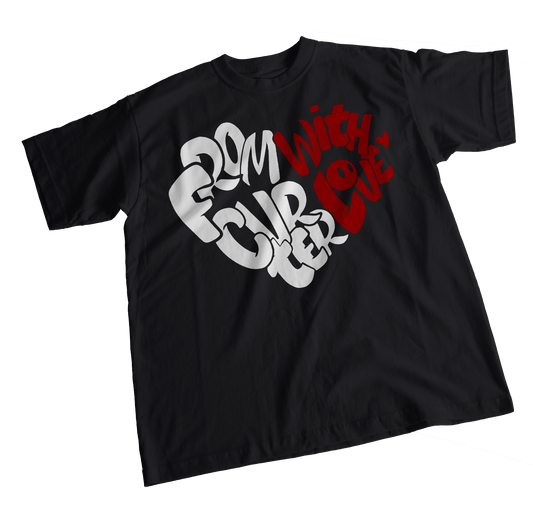 From Cvrter With Love T-shirt (Black)