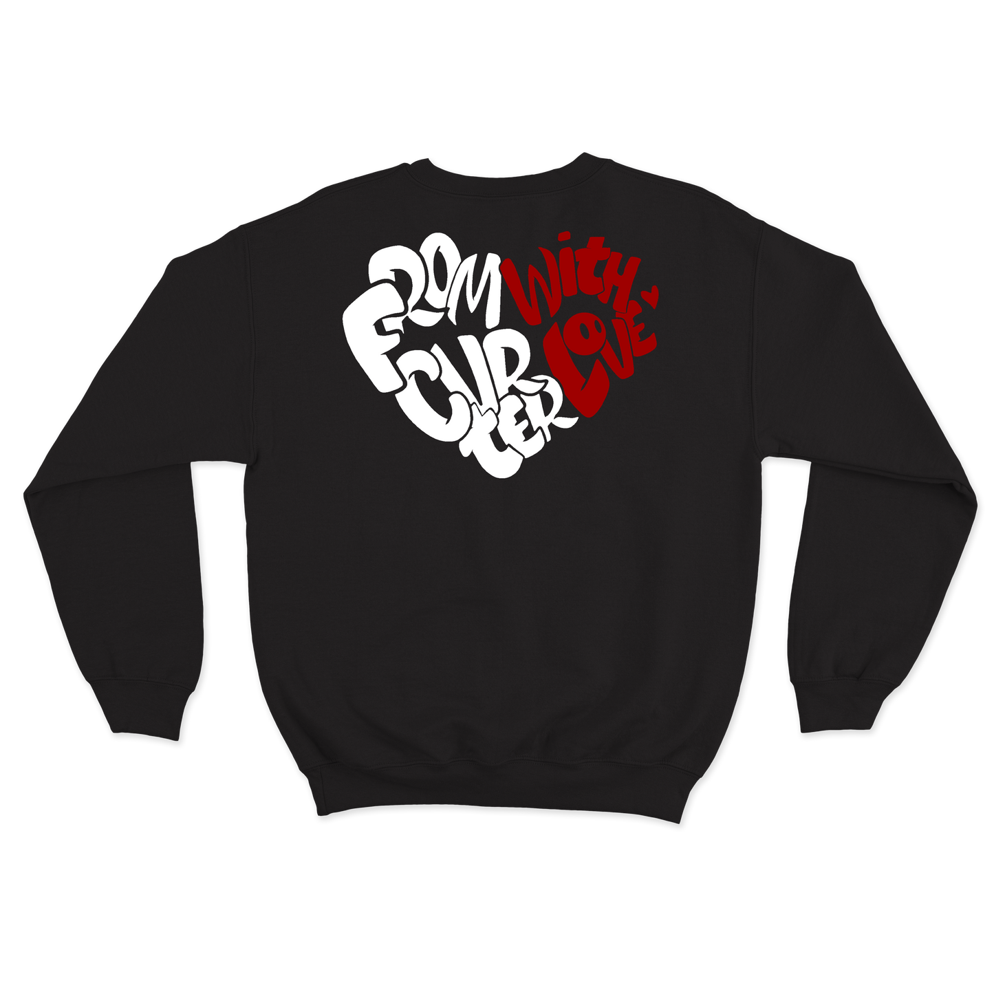 From Cvrter With Love Crewneck (Black)