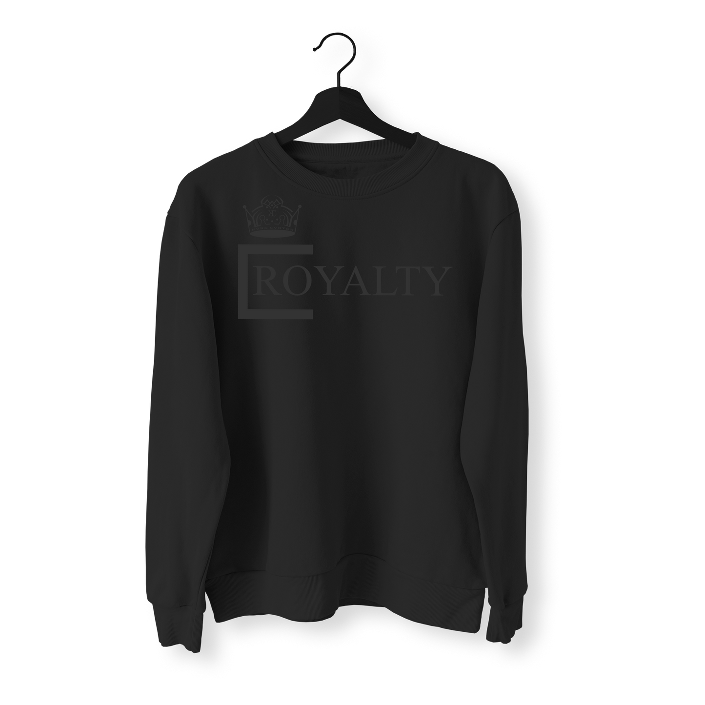 "ROYALTY" Blackout Crewneck