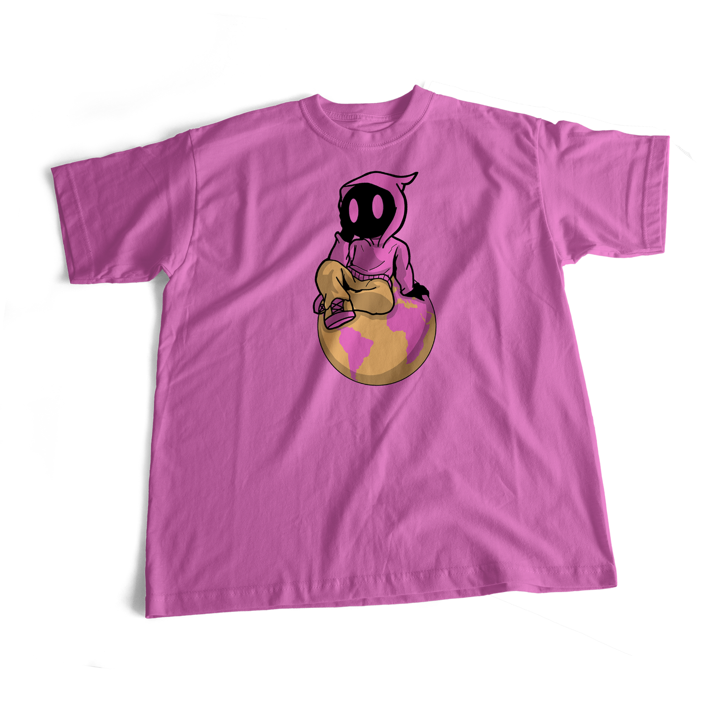 “OUTSIDER’S WORLD” T-Shirt (Pink)