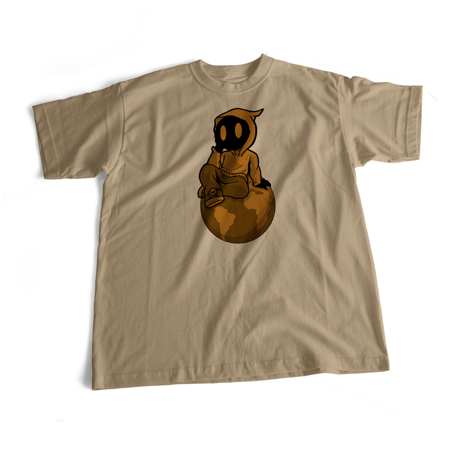 “OUTSIDER’S WORLD” T-Shirt (Tan)