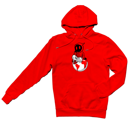 “OUTSIDER’S WORLD” Hoodie (Red)