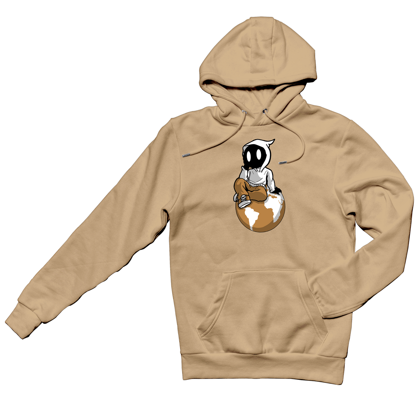 “OUTSIDER’S WORLD” Hoodie (Tan)