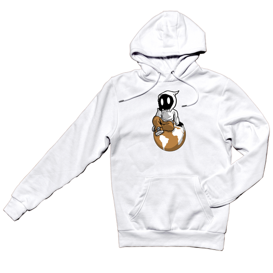 “OUTSIDER’S WORLD” Hoodie (White)