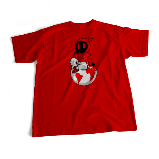 “OUTSIDER’S WORLD” T-Shirt (Red)